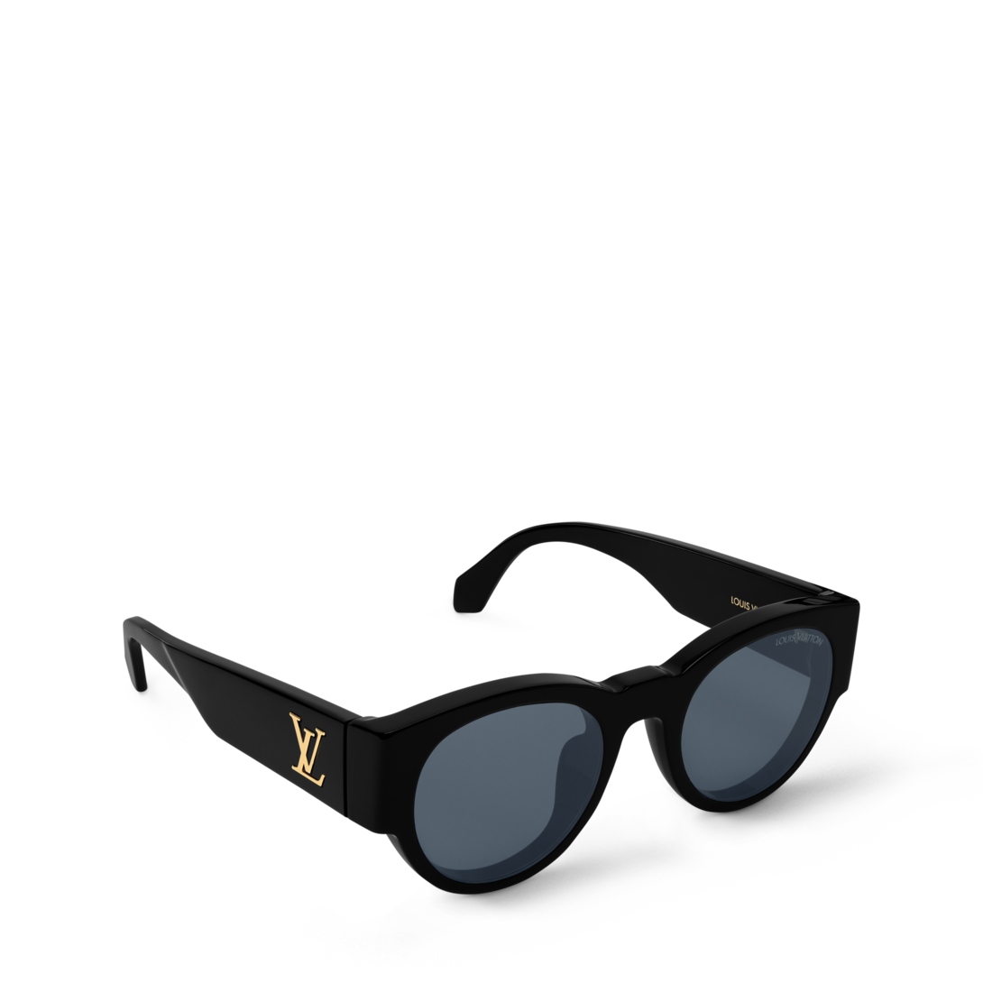 LV Clash Round Sunglasses - Luxury S00 Black | LOUIS VUITTON